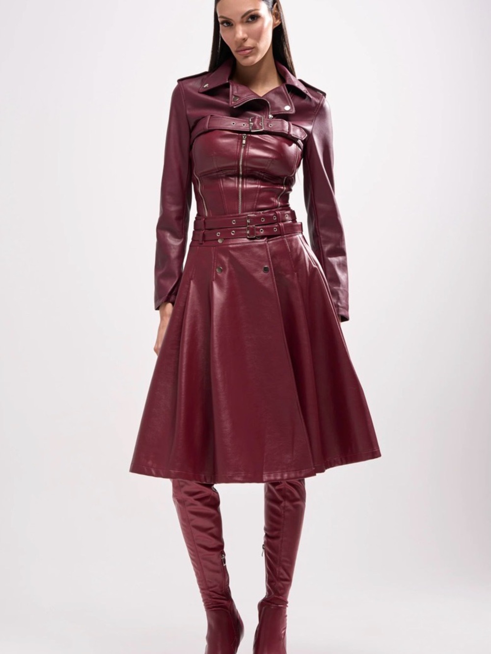 Akira Feeling the Energy Midi Skirt